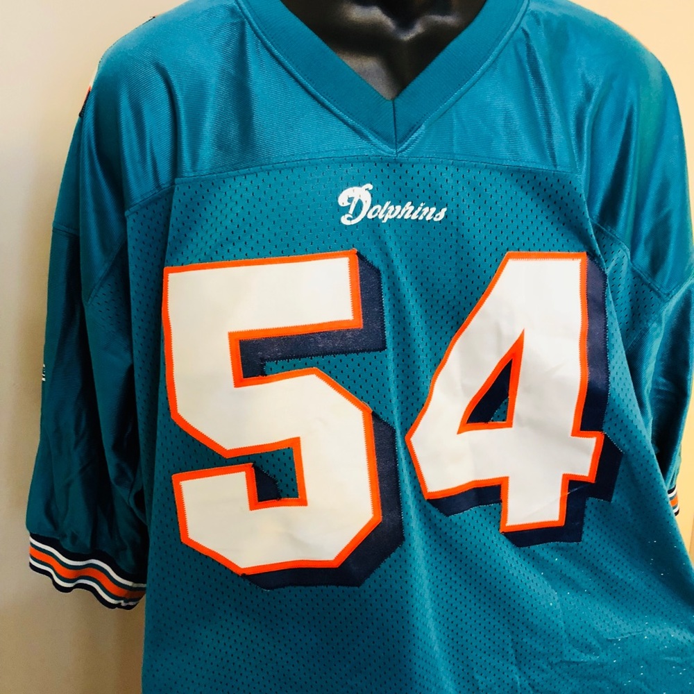 STARTER JERSEY ZACH THOMAS 54 MIAMI DOLPHINS REAL